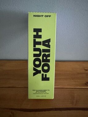 Youthforia Night Off Deep Cleansing Green Tea Jelly Cleanser - Lime Green